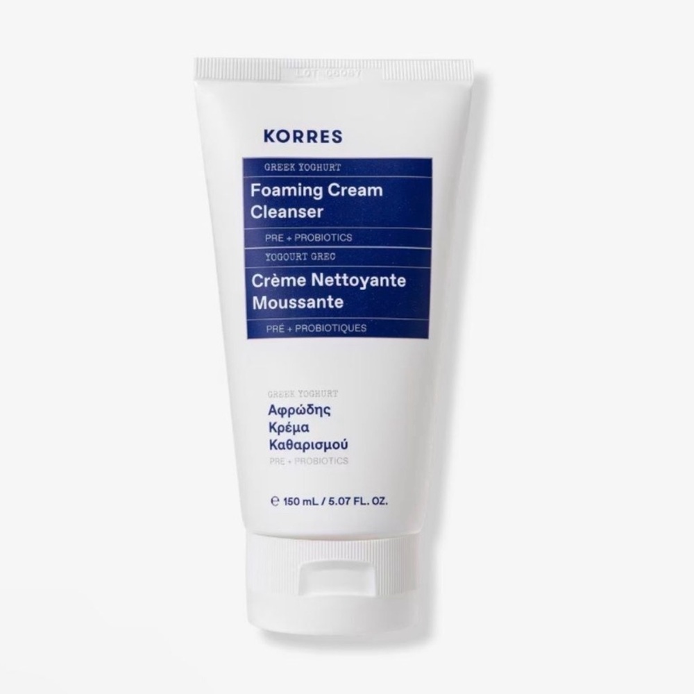 KORRES Greek Yoghurt Foaming Cream Cleanser - 2.54 OZ - Brand New, Sealed - Picture 2 of 6